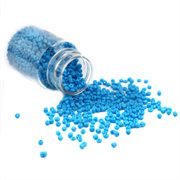 Seed beads. 2 mm. 30 gram/1800 stk. i plastrør. Mellem blå.